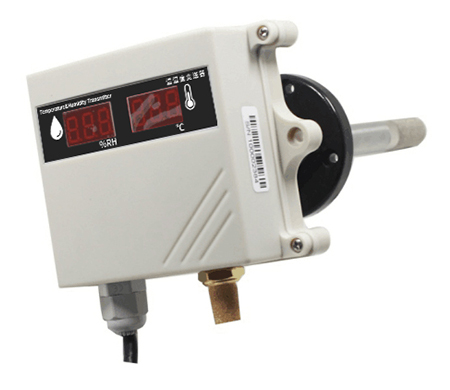 數顯管道式溫濕度傳感器